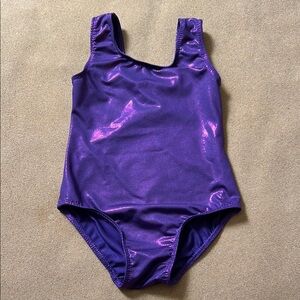 Shiny Purple Gymnastics Leotard - CXS